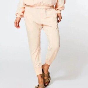 NWOT Young Fabulous & Broke pastel peach jogger sweatpants, S